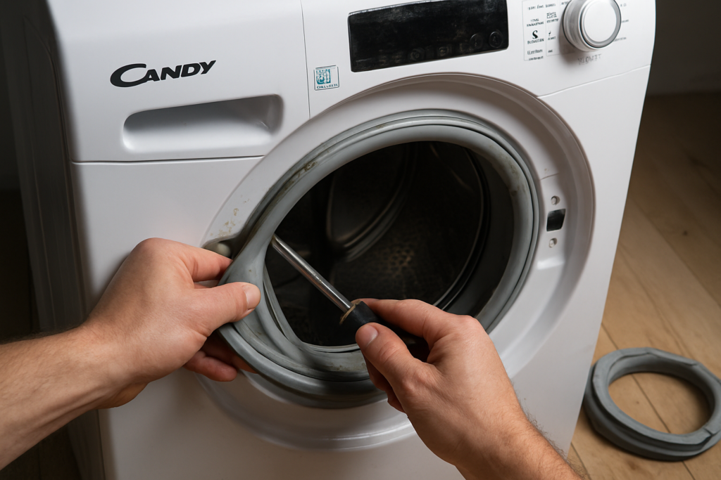 Changer le joint de porte de votre machine à laver Candy Smart Touch : tutoriel étape par étape