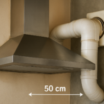 Distance entre hotte et VMC : la règle des 50 cm et pourquoi le raccordement est interdit
