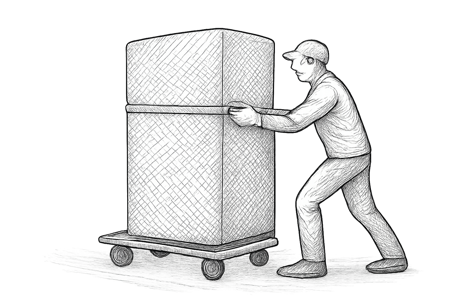 déplacer un frigo de quelques mètres