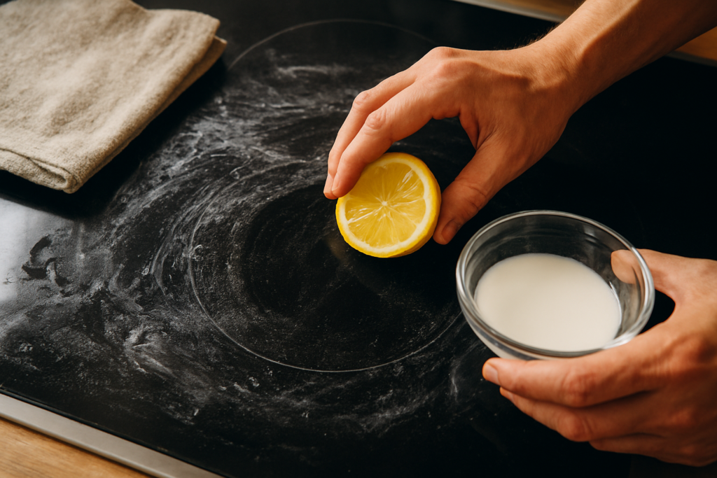 Enlever les traces sur une plaque à induction : méthodes naturelles efficaces