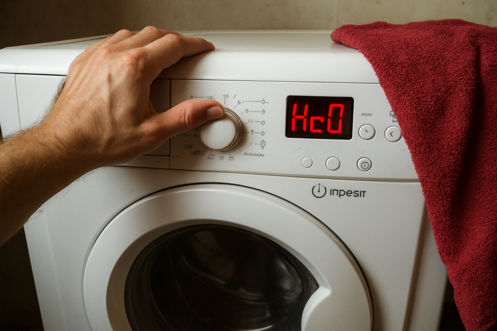 Erreur H20 sur la machine à laver : causes et solutions pour Indesit, Whirlpool