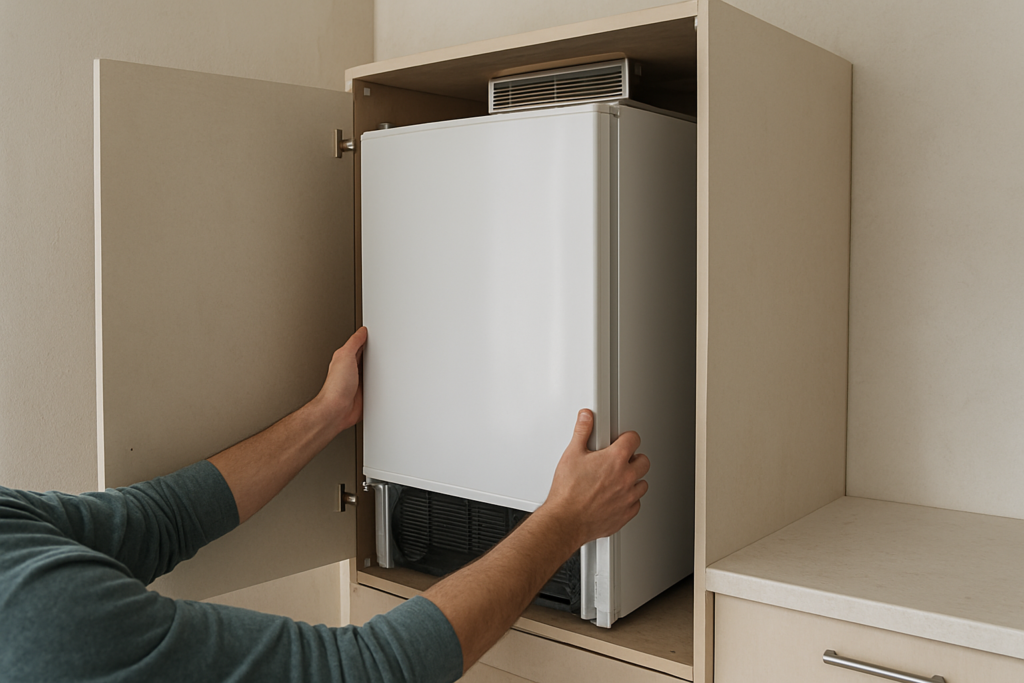 Guide pour encastrer un frigo non encastrable : précautions et ventilation obligatoires