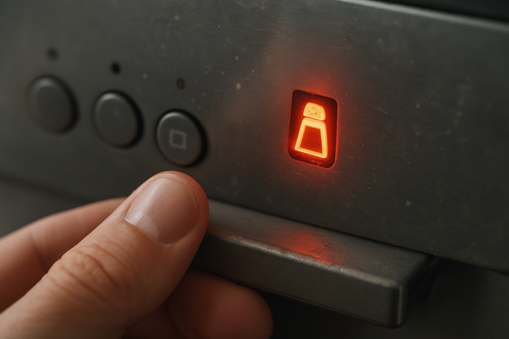 Lave-vaisselle voyant sel toujours allumé : causes et solutions pour l’éteindre