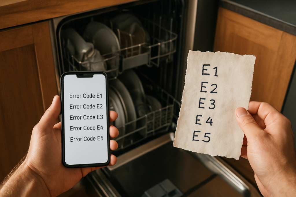 Liste complète des codes erreur lave-vaisselle Haier : décryptage et solutions