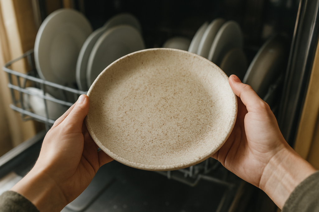 Pourquoi ma vaisselle reste rugueuse après le lave-vaisselle ? Solutions et causes